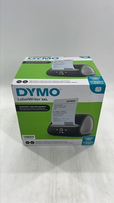 DYMO LabelWriter 5XL Label Printer with Power Adapter NOB