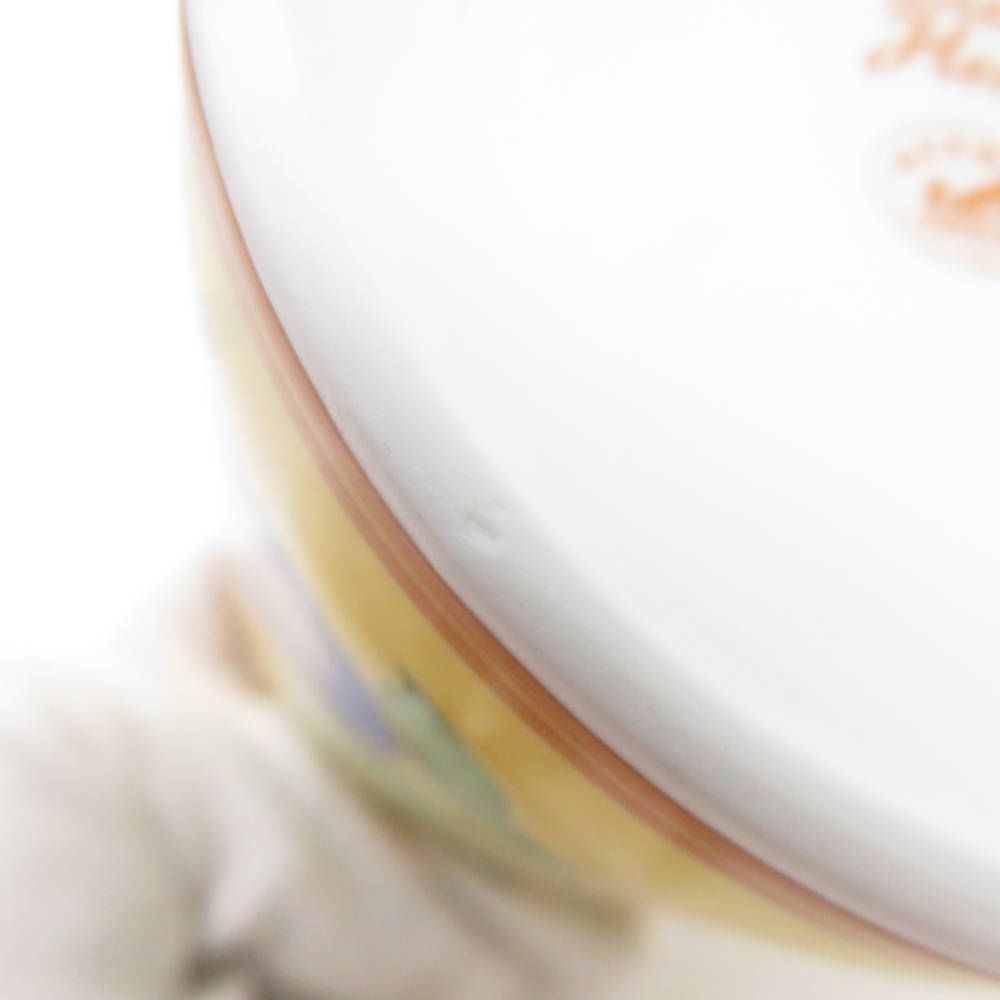 HERMES SC8745B1 Siesta Mug Flower Bird Fruit Ceramic Hand Painted 1pc