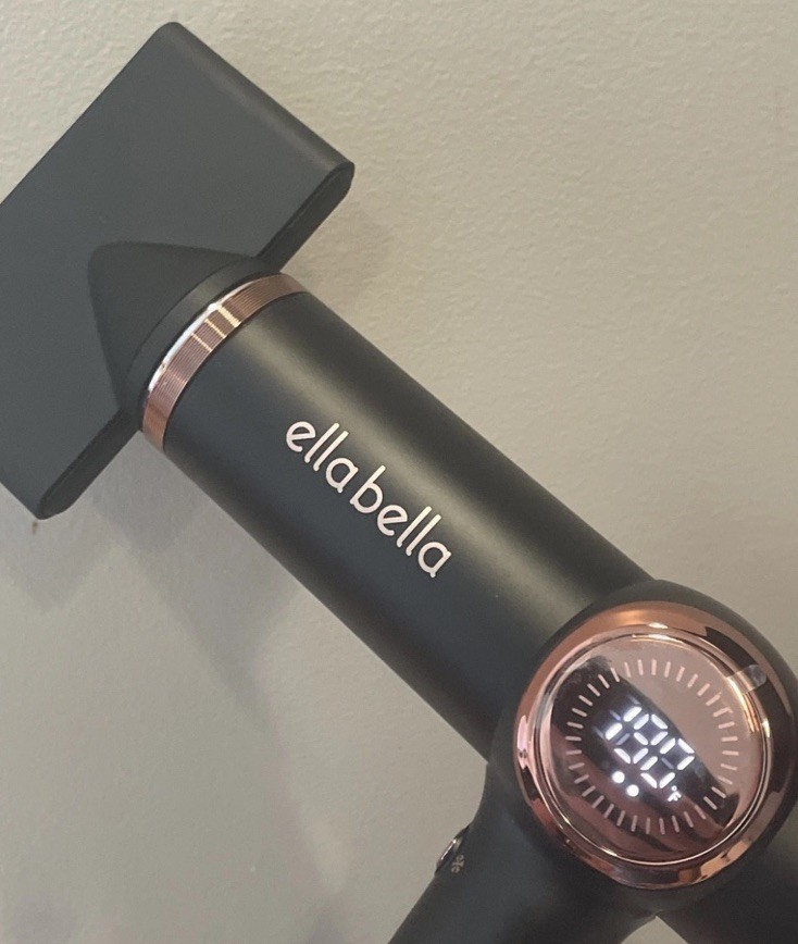 ELLA BELLA® Professional Ionic Hair Blow Dryer with Diffuser - Open Box