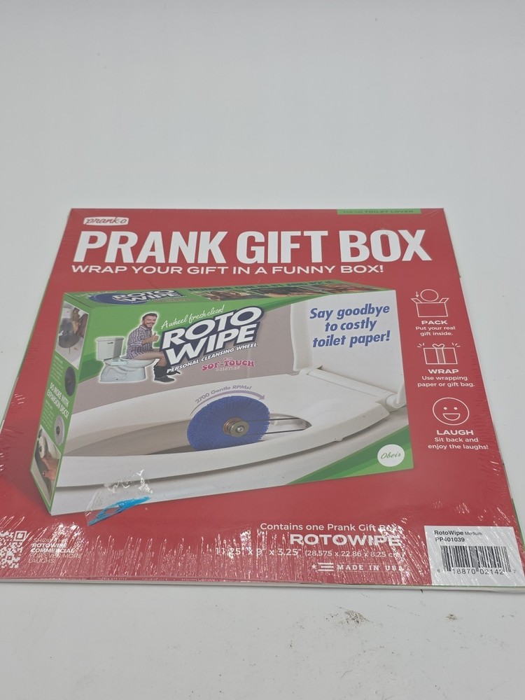 Prank-o Original Gift Box, Wrap Your Real Present In A Funny Authentic