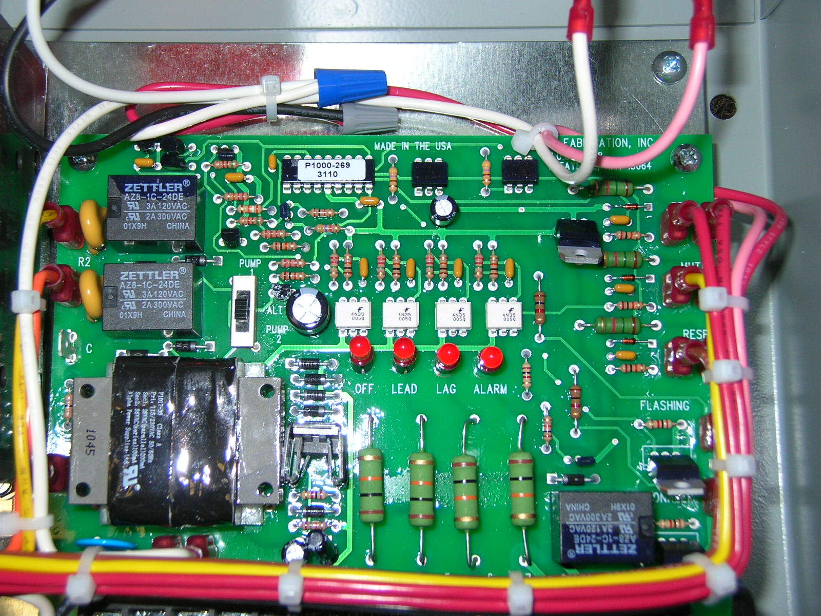 Duplex Pump Logic Control Board, Goulds RB-75,Boulay BFI-LLC-120, fits SES Panel
