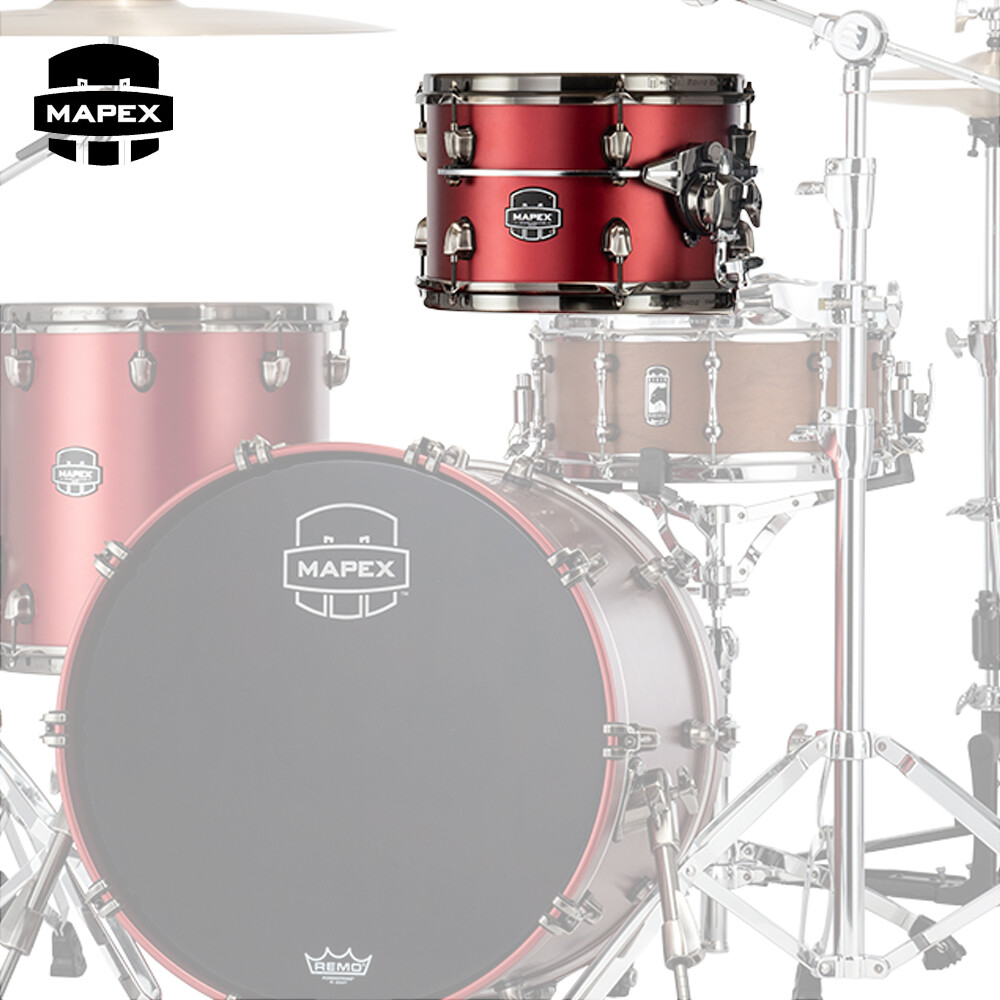 Mapex Saturn Evolution 10" x 7" Maple Mounted Tom Tuscan Red Lacquer SET1007MBPA