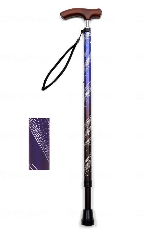 Welfun Yume Life Cane Slim Neck Adjustable Basic Type (Slash)