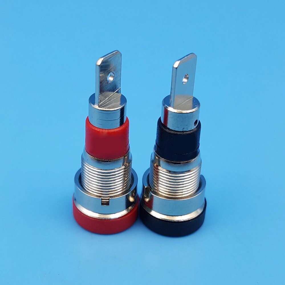 Brass Banana Plug Panel Mount Binding Connector 10Pcs Chassis 30-60VDC Audio