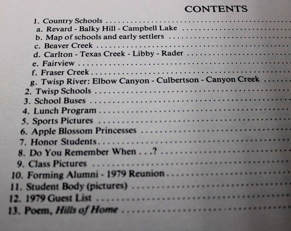 Twisp, Washington School, Volume 1, Alumni Members, Yellow Jacket Yearbook
