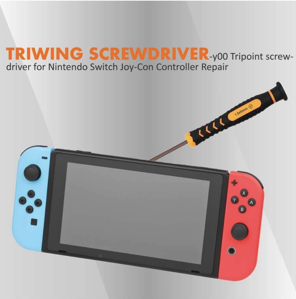 Nintendo Switch Triwing Screwdriver, Y1.5mm Y00 Tripoint For Joy-Con Controller