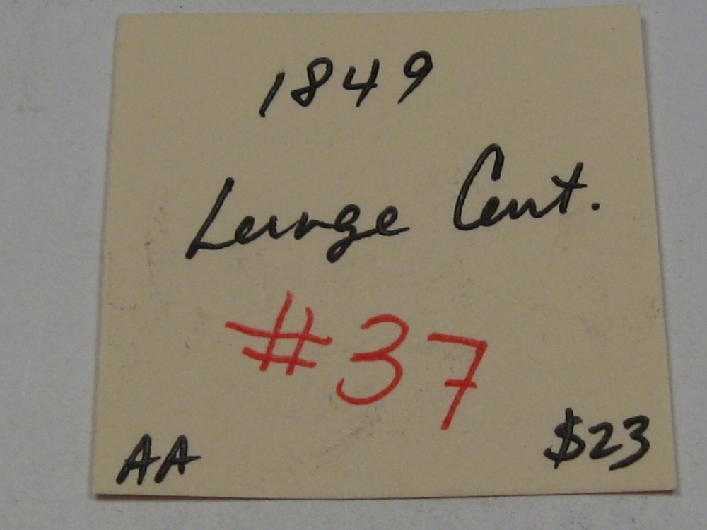 1849 Large Cent. #37