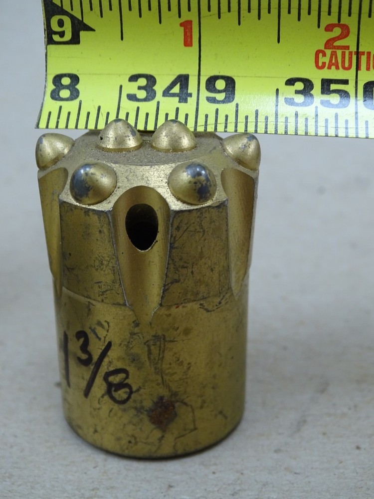 (5) Vulcan H Thread Button Carbide Drill Bits 1-3/8" ,
