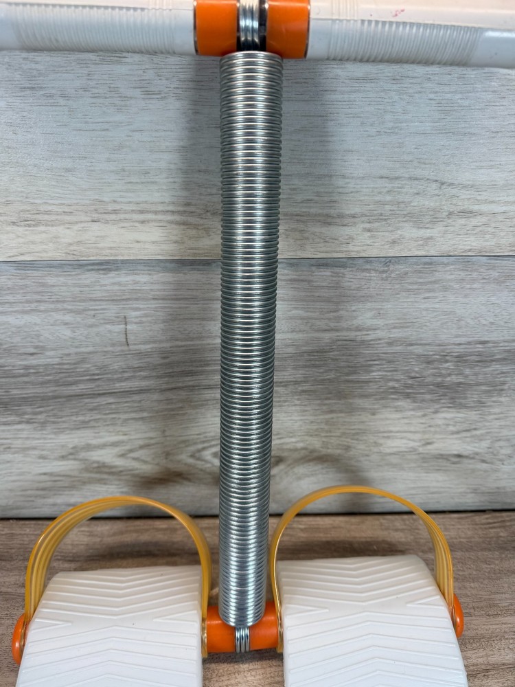 Vintage Rowing Exerciser Pull-up Spring Action Row 1980s Ab Workout & Manual