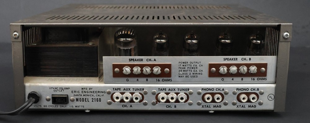 Eric Engineering 2160 6BQ5 Push Pull Integrated Tube Amplifier Plug and Play