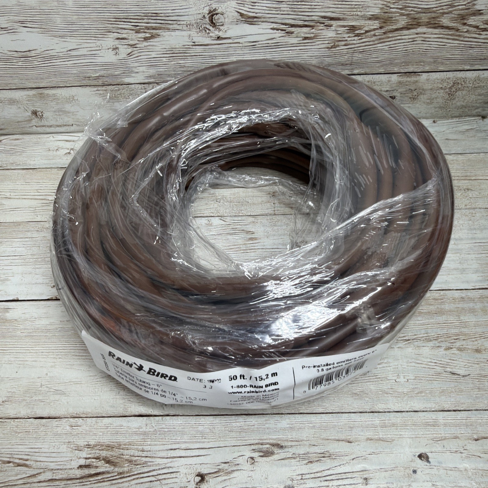 Rain Bird ET256-50SX 1/4" x 50' Drip Emitter Tubing *1 Roll* 6" Spacing 0.8 GPH