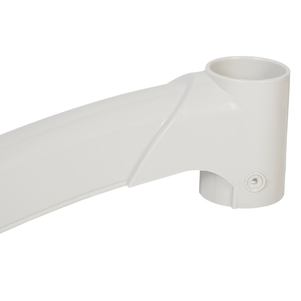 White Short Handrail Replace For Above Ground Swimming Pool Step