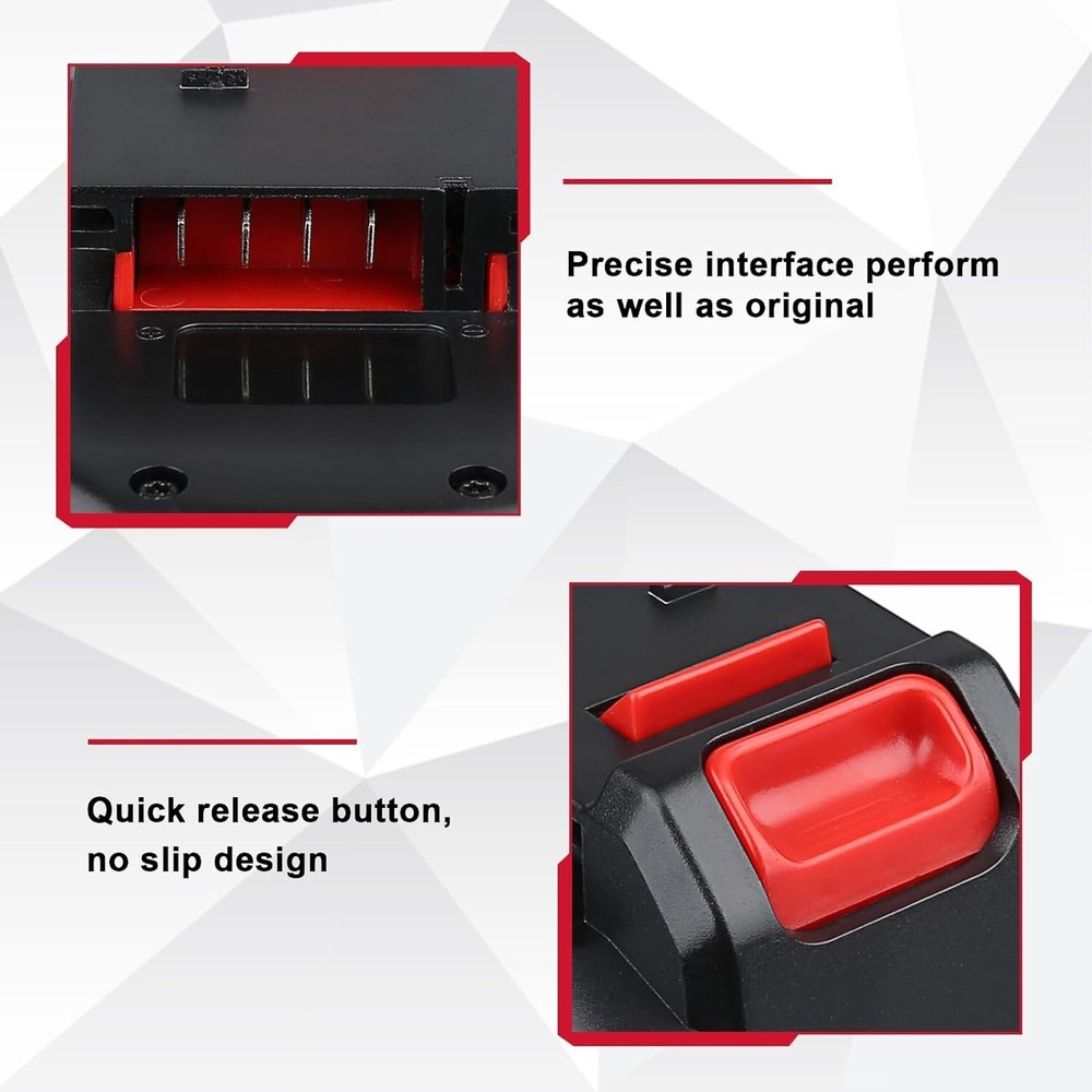 2Pack 18V NiCD Replacement Battery for Porter Cable PC18B 18-Volt Cordless Tools