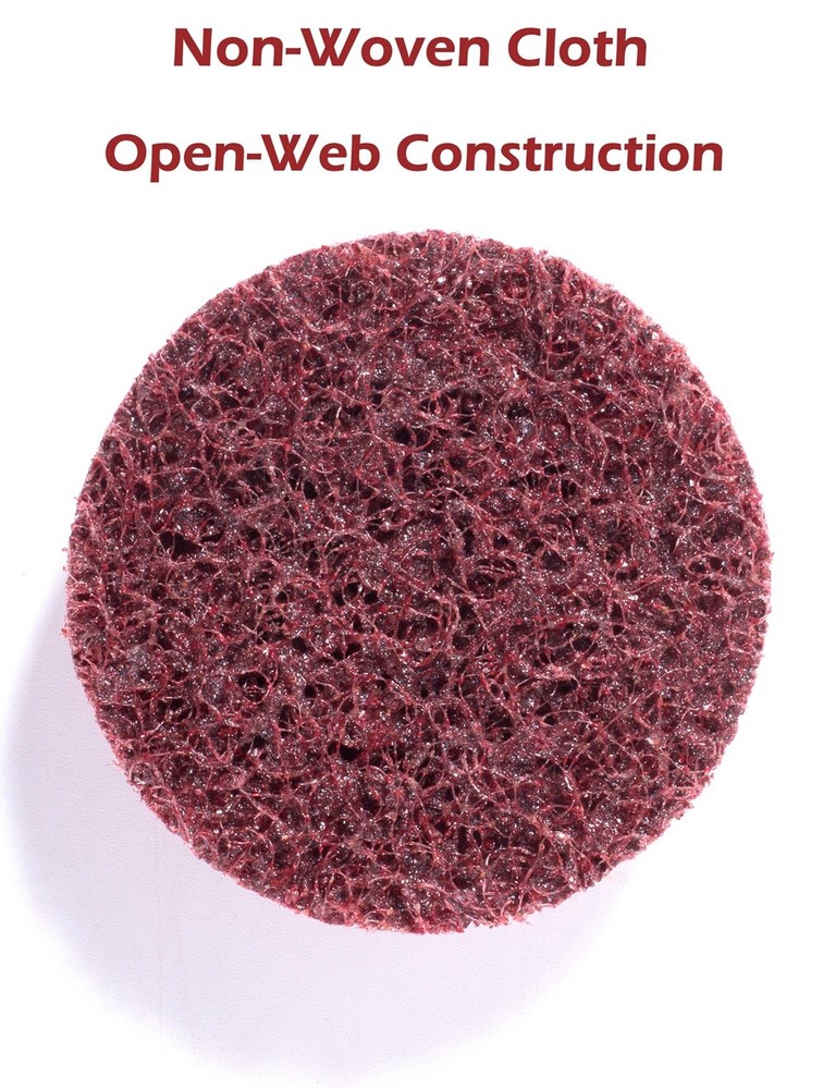 30Pcs 2 in Roll Lock Surface Conditioning Die Grinder Quick Change Sanding Discs