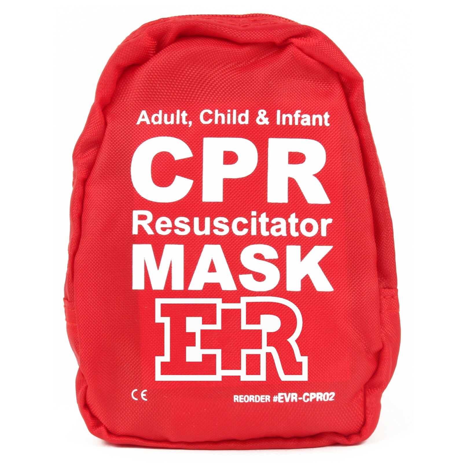 Ever Ready First Aid Adult and Infant CPR Mask Combo Kit with 2 Valves