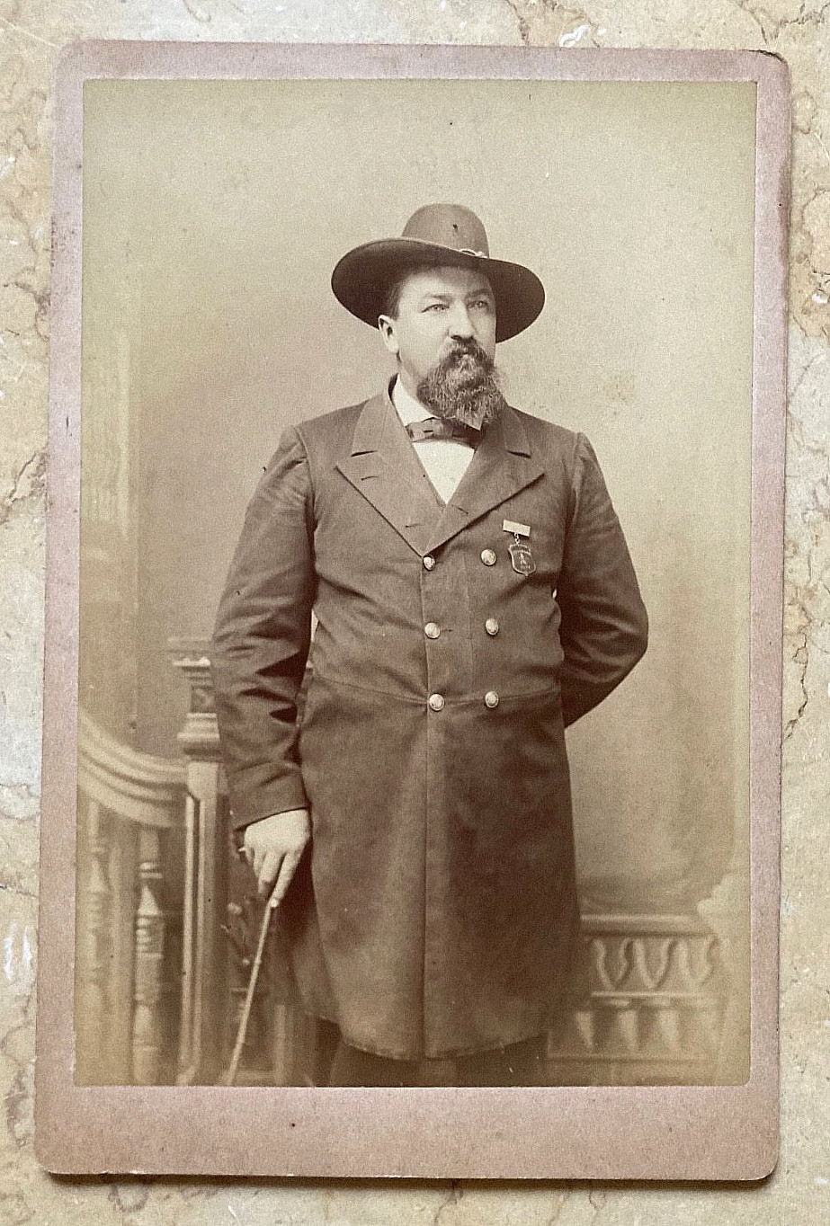 RARE! CIVIL WAR UNION PROVOST MARSHALL JEFFERSON CITY MO. CABINET PHOTO 1867