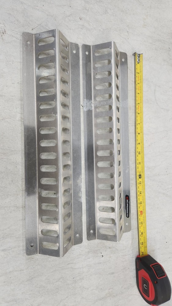 2 pc PitProducts Strap Track - Aluminum