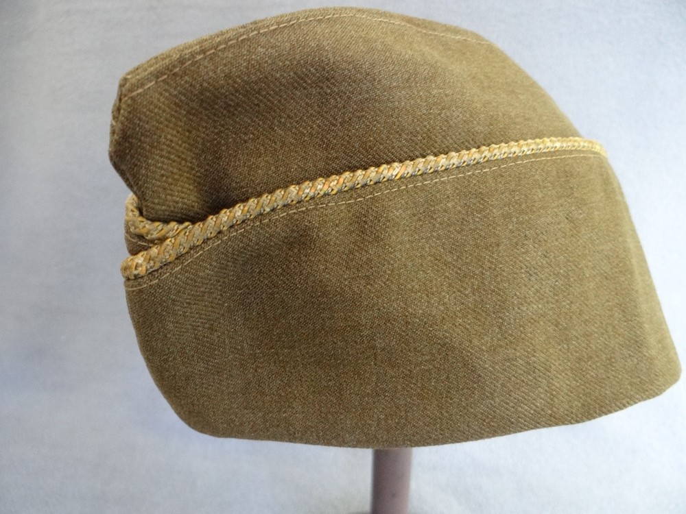 WWII AAC Army Air Corps Wool Overseas Garrison Hat Cap
