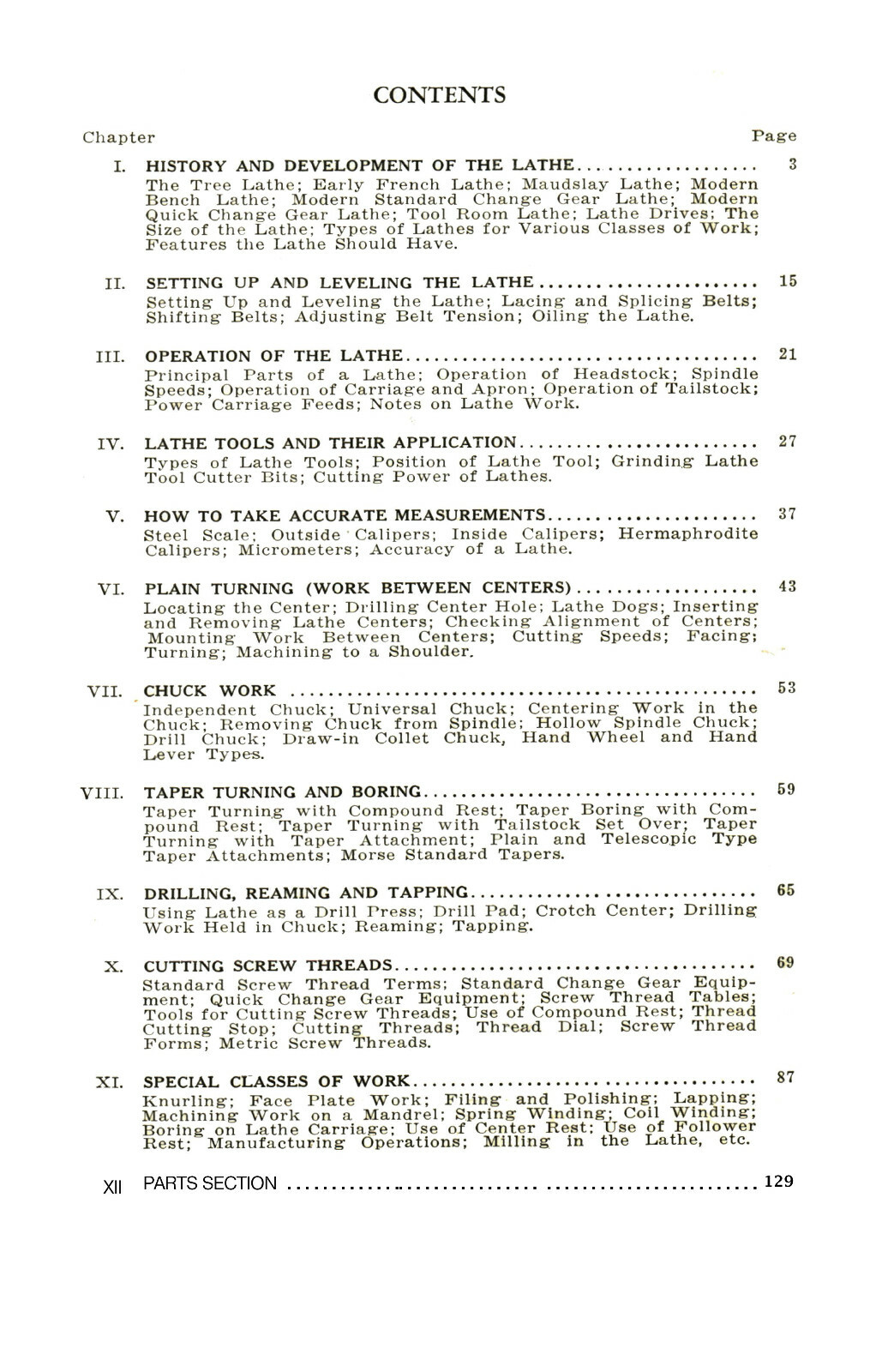 Southbend 10", 13", 14-1/2" 16" & 16-24" Lathe Operation & Parts Manual #1888