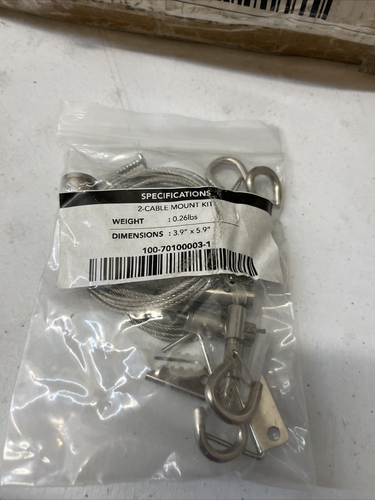 2 Cable Mount Kit 3.9” X5.9”
