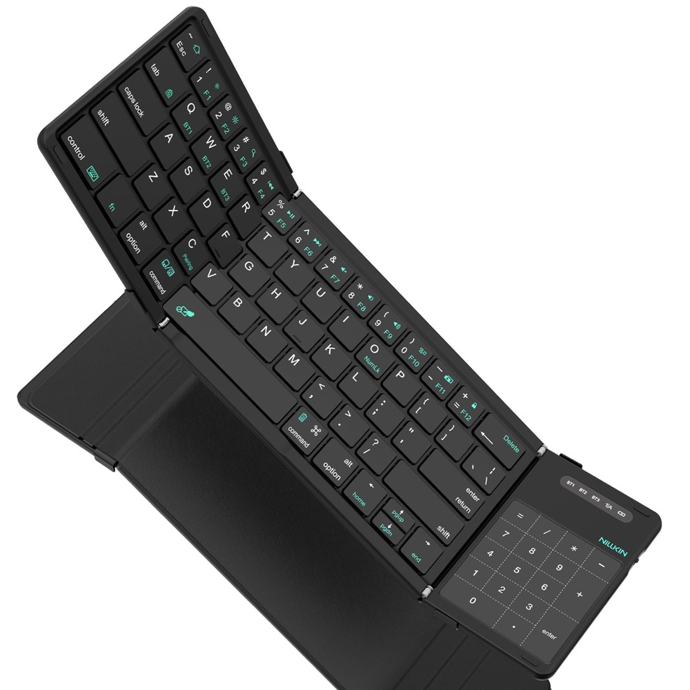 Nillkin Foldable Travel Keyboard Touchpad & Number Pad Bluetooth Wireless