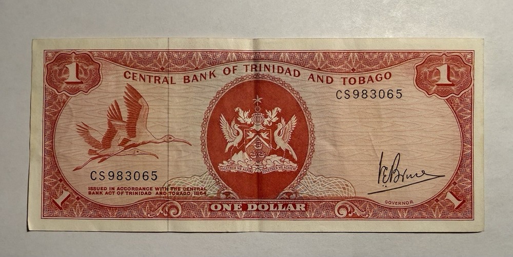 1964 Trinidad and Tobago $1  Note * Circulated *