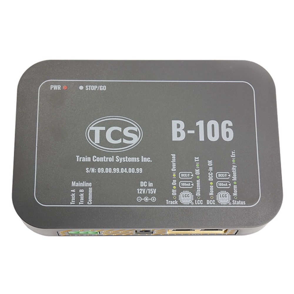 NEW TCS DCC Auxiliary Booster with Layout Command Control (12V)