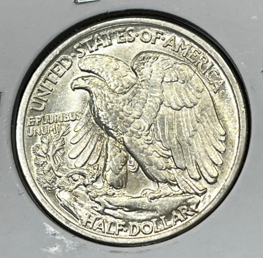 1937 LIBERTY WALKING SILVER HALF HIGH GRADE BU