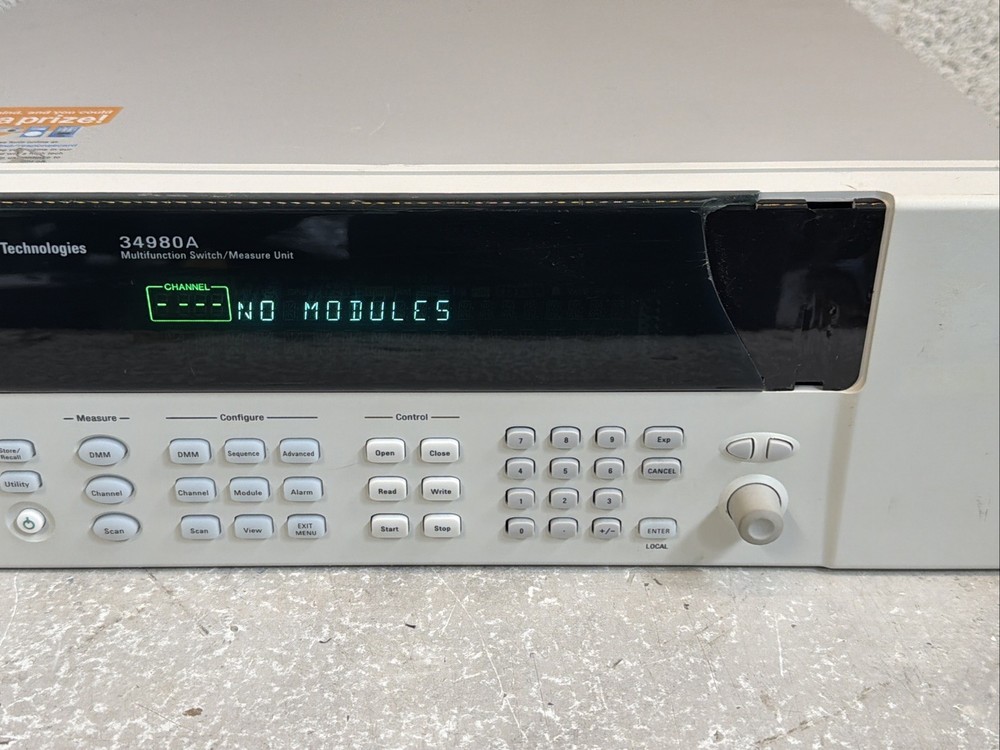 Agilent 34980A Multifunction Switch / Measure Unit Mainframe