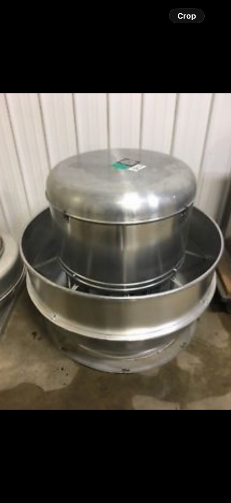 Cook 15W QD 65 ACM Upblast Commercial Exhaust Fan Direct Drive