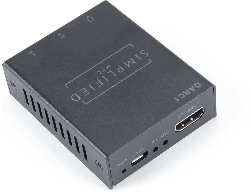 Simplified MFG DARC1 ARC Multi-channel Downmixer
