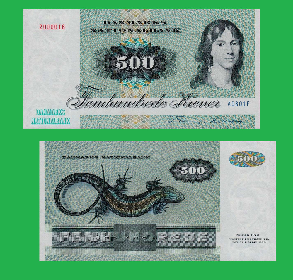 danmark 500 kroner 1980 - Copy