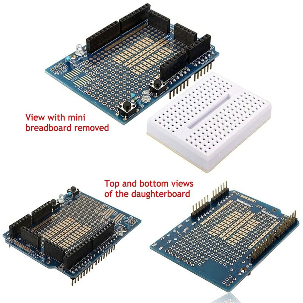 Prototype Shield ProtoShield with 170 ties Mini Breadboard for Arduino UNO