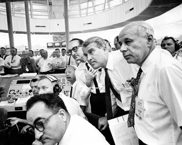 Original NASA Apollo 11 KSC LCC Countdown Display Panel Von Braun