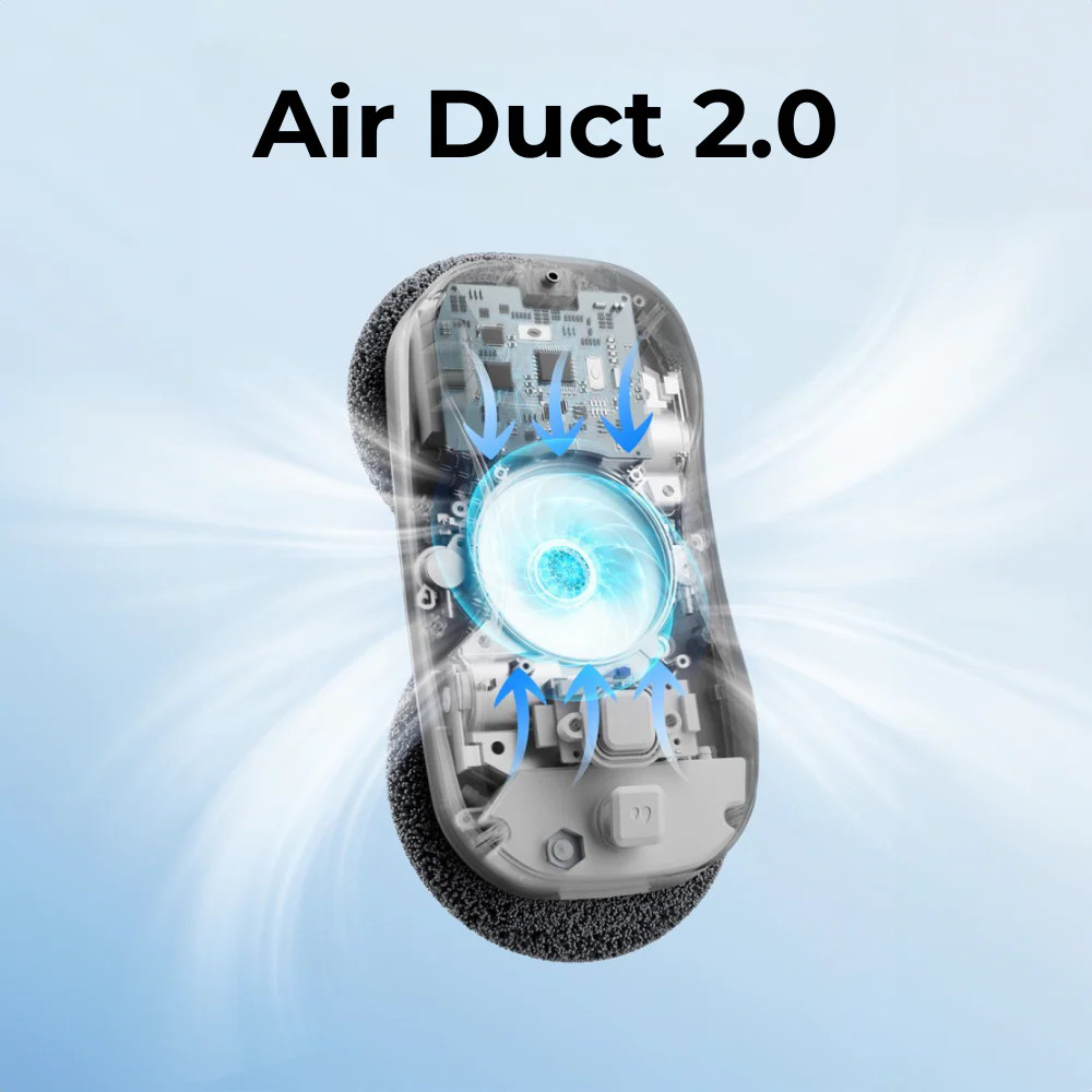 Limpio Window Cleaning Robot | AI Smart Navigation | Dual Spray | Microfiber