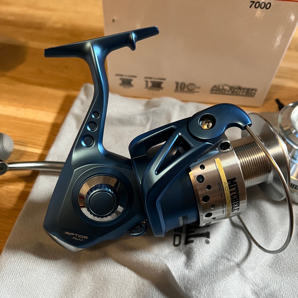 Mitchell Riptide Alu 7000 10 Bearing Reel Boxed