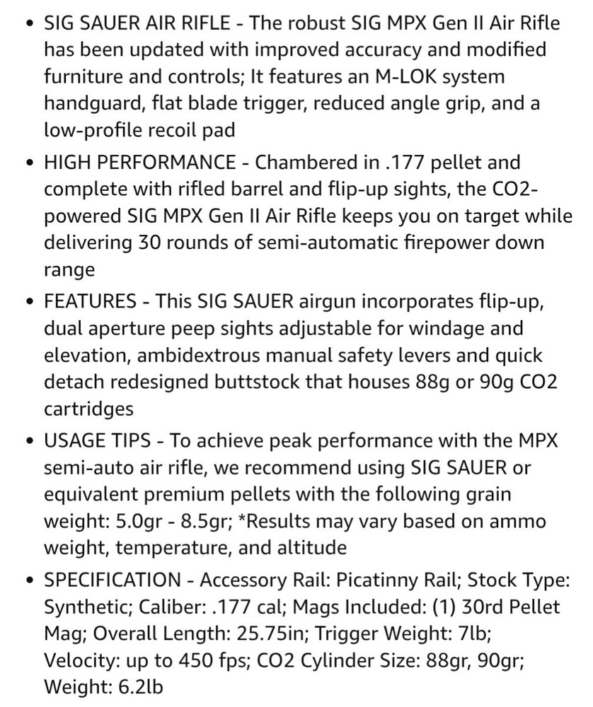 Sig Sauer MPX Gen II Airsoft