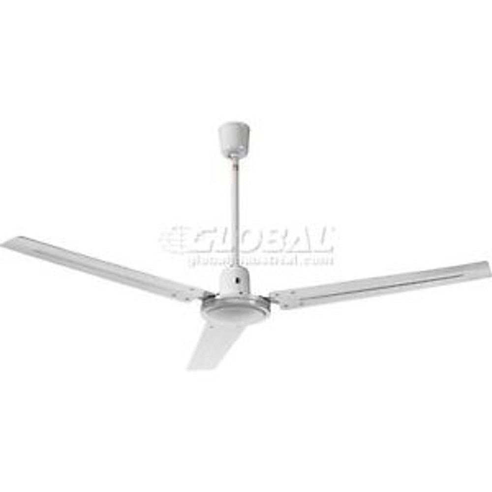 Industrial Ceiling Fan White 56 Inch With Controller