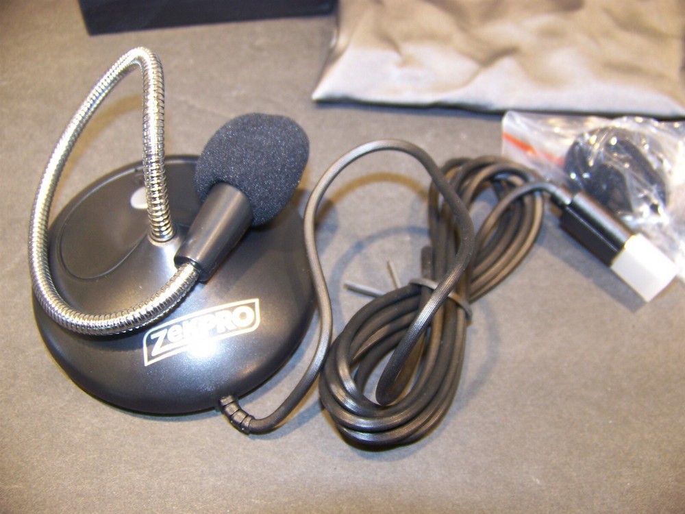ZekPro USB Computer Microphone 5ft Mute Button LED