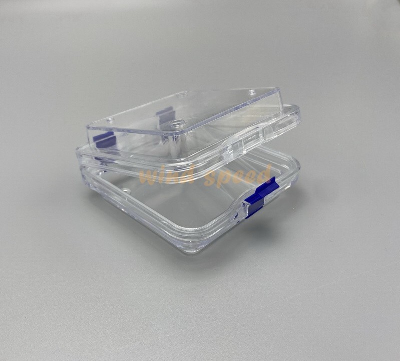 10PCS Denture False Teeth Membrane Container Hinged Jewelry Display Box Case