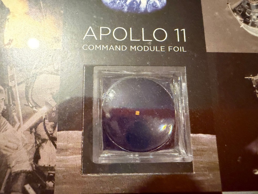 Apollo 11 Command Module Foil - Mission-Flown Material