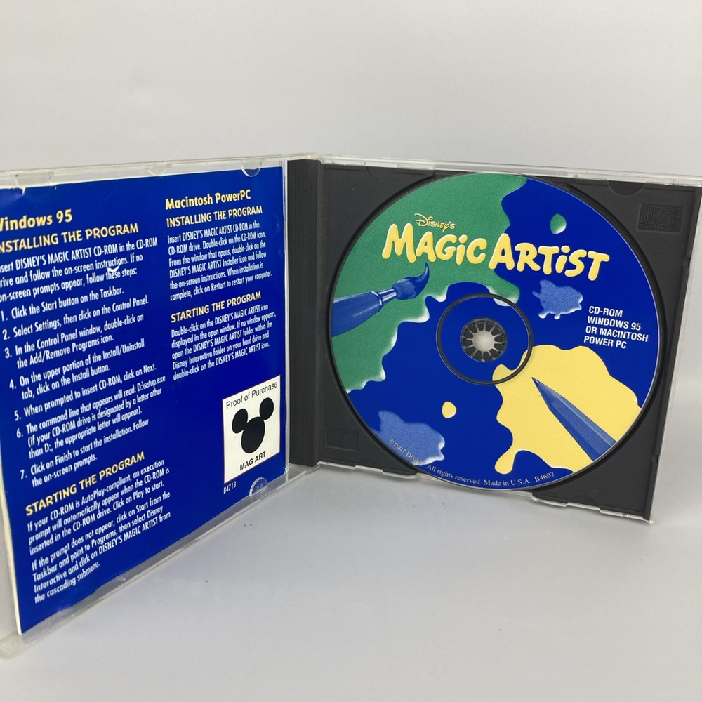 Disney's Magic Artist Studio The Ultimate Art Studio PC/Mac