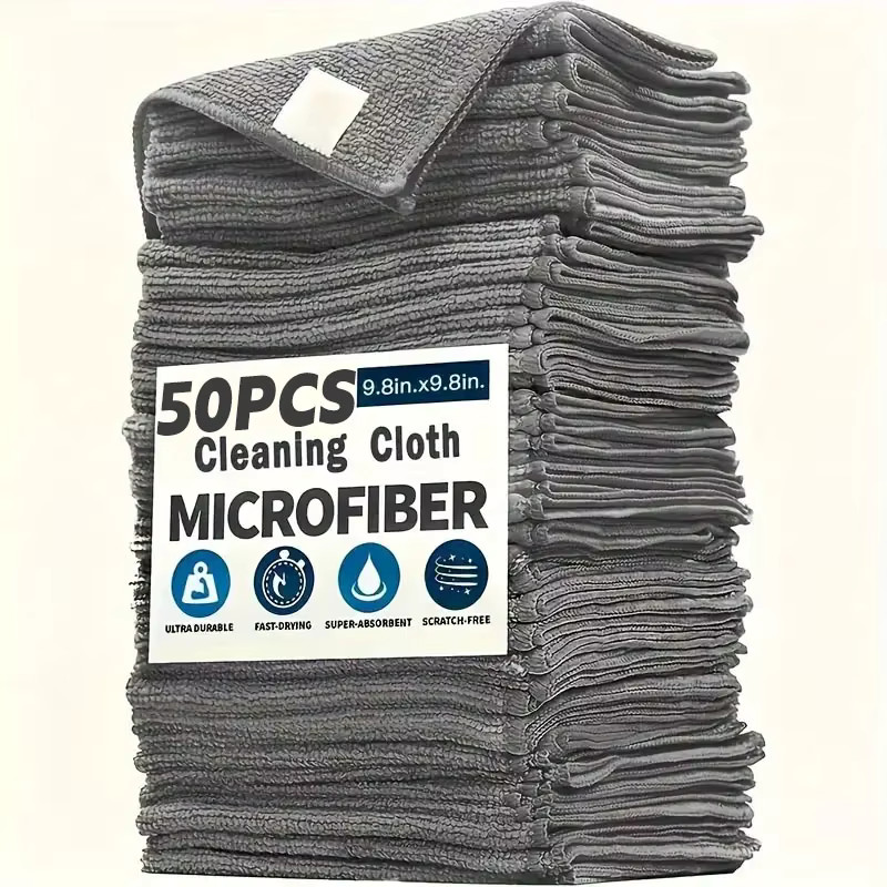 Microfiber Cleaning Cloth Lint Free Microfiber Reusable Absorbent for Car Window