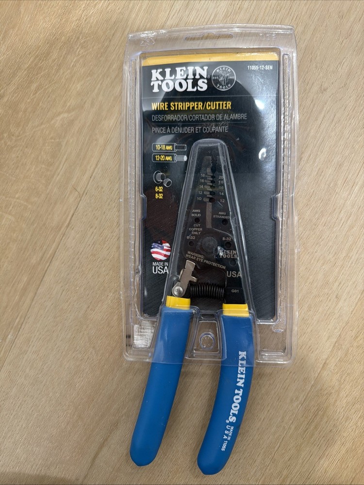 Klein Tools 10 - 18 AWG Solid, 12 - 20 Stranded, Blue/Yellow Handle