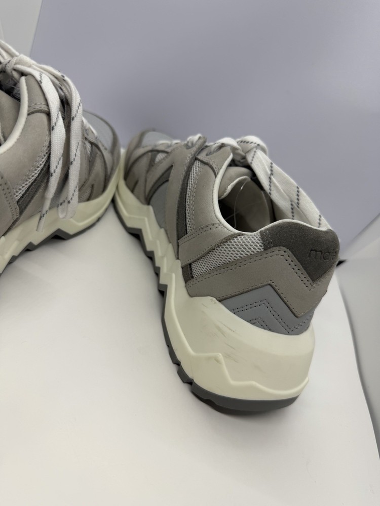 Maje Leather sneakers with lug sole