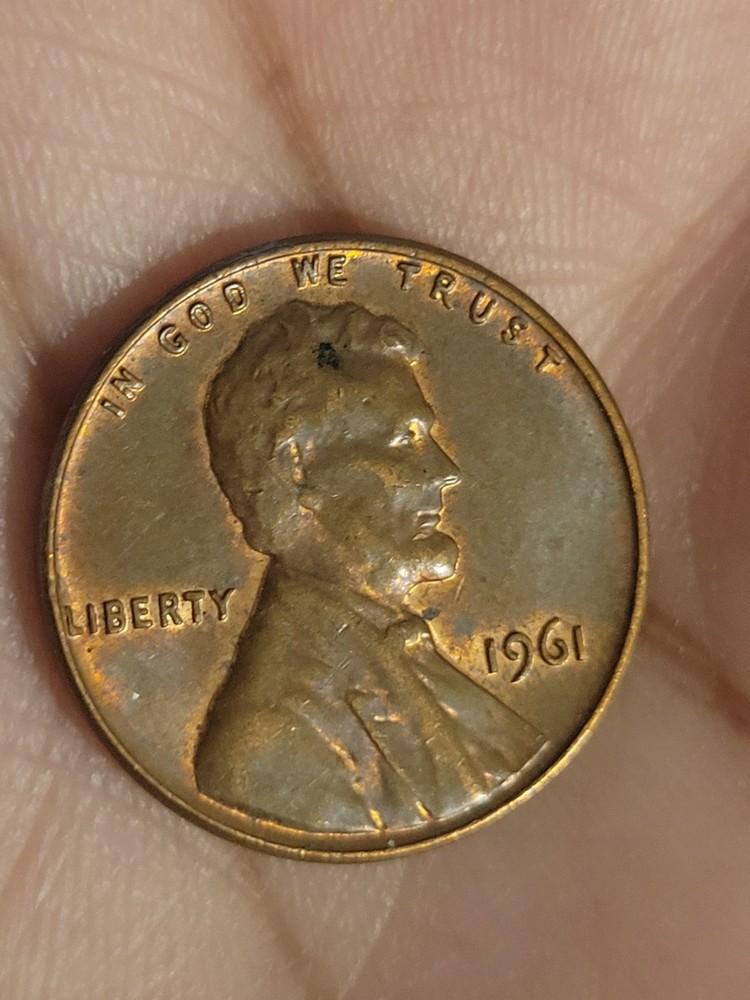 1961 Old Penny looks like Gold.