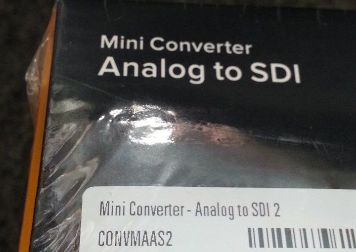BLACKMAGIC DESIGN CONVMAAS2 Mini Converter Analog To SDI