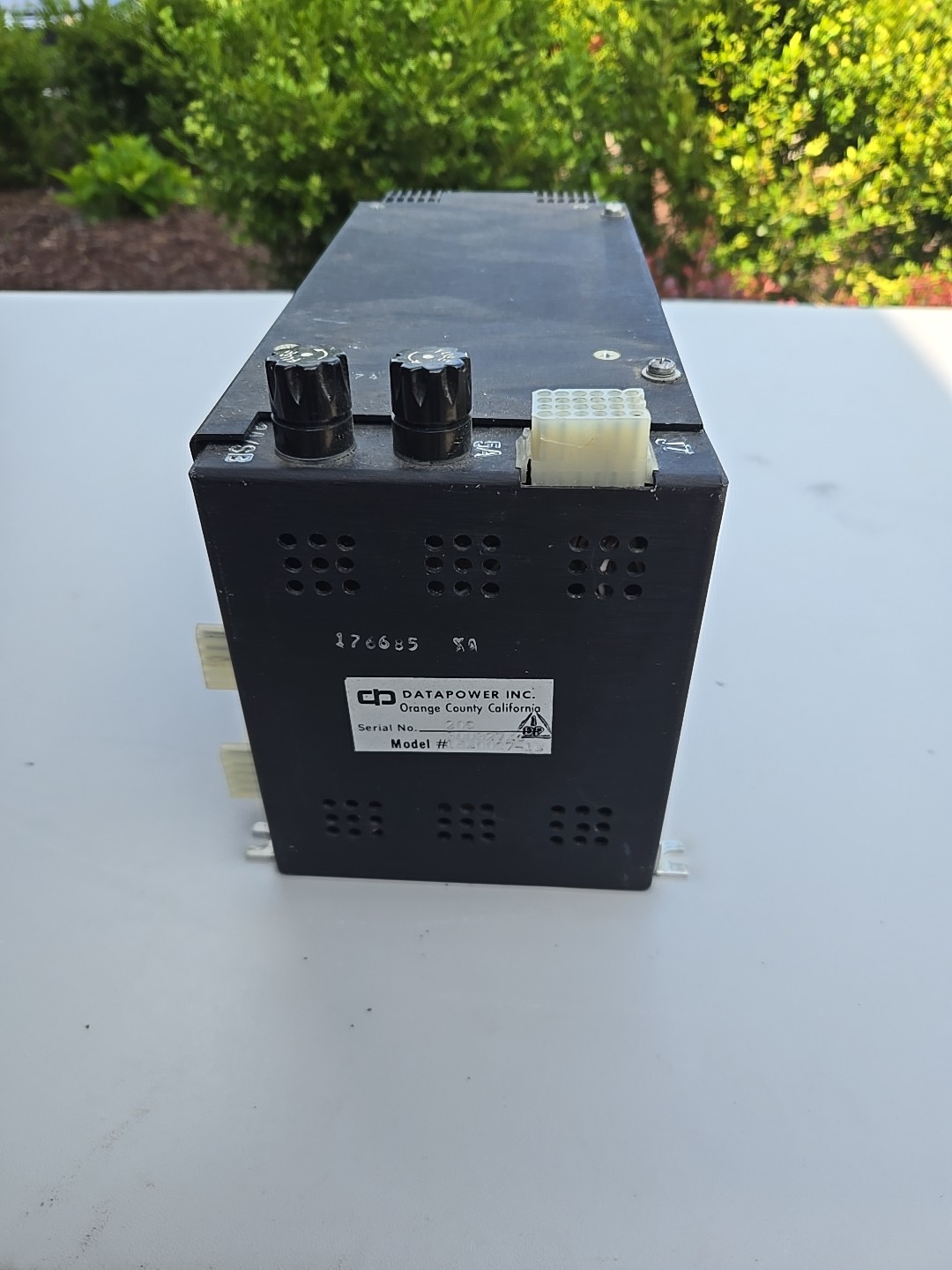 Vintage CPB CBP Data Power Supply Orange County 70s Computer 15A0027-1E Untested