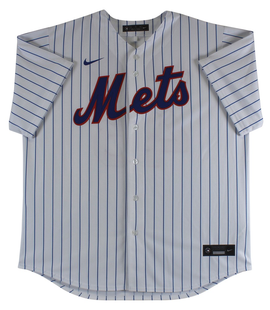 Mets Jacob deGrom Authentic Signed White Nike Jersey Autographed JSA