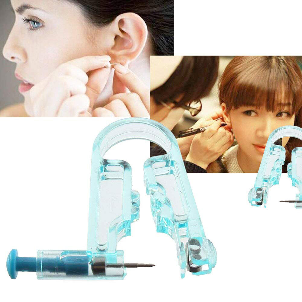 Professional Disposable Ear Studs Piercing Gun Ear Pin Stud Piercer Tools 50PCS